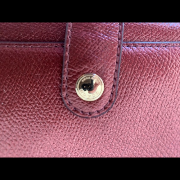 Red Coach Wristlet - Picture 3 of 7